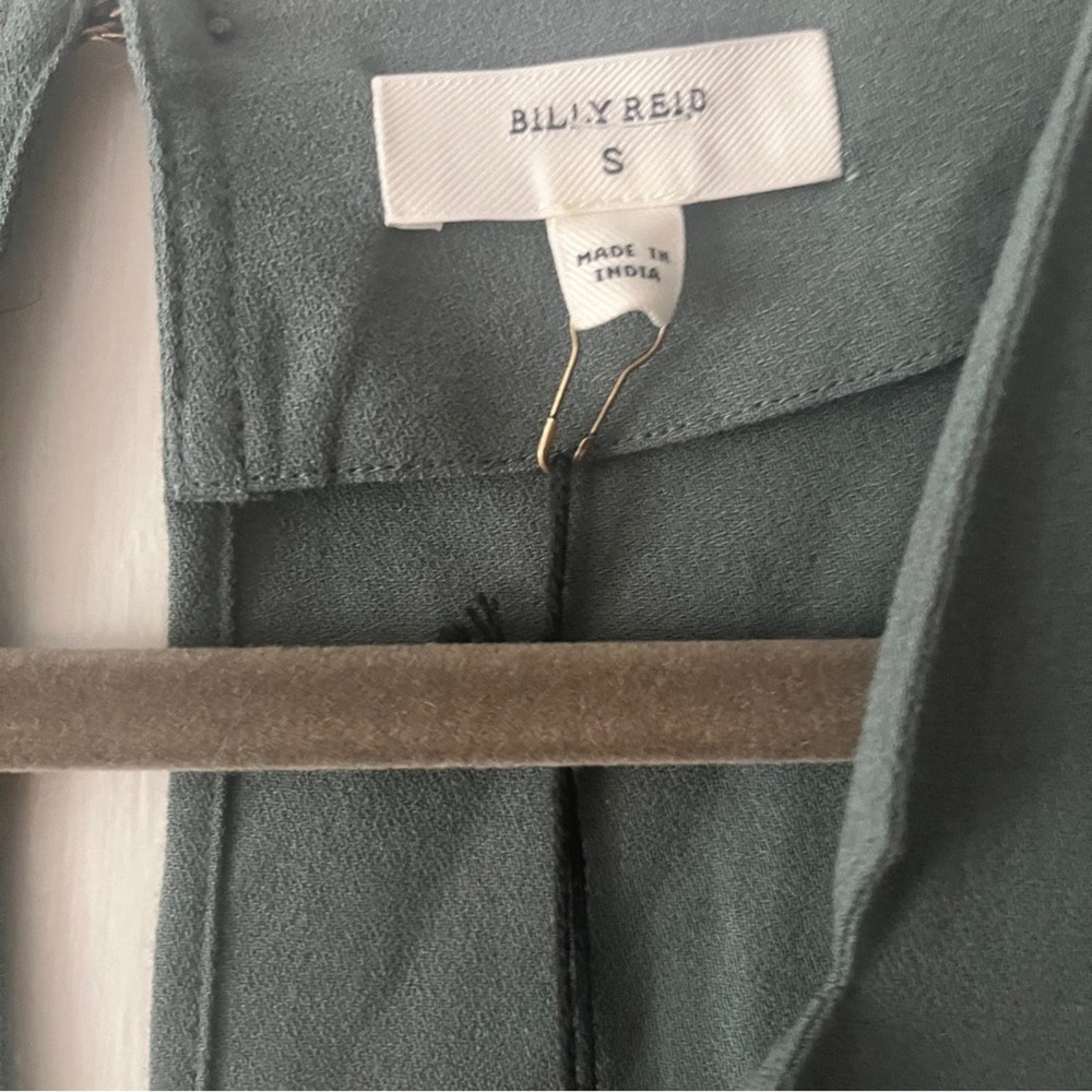 Billy Reid Green Jumpsuit - Picture 9 of 10